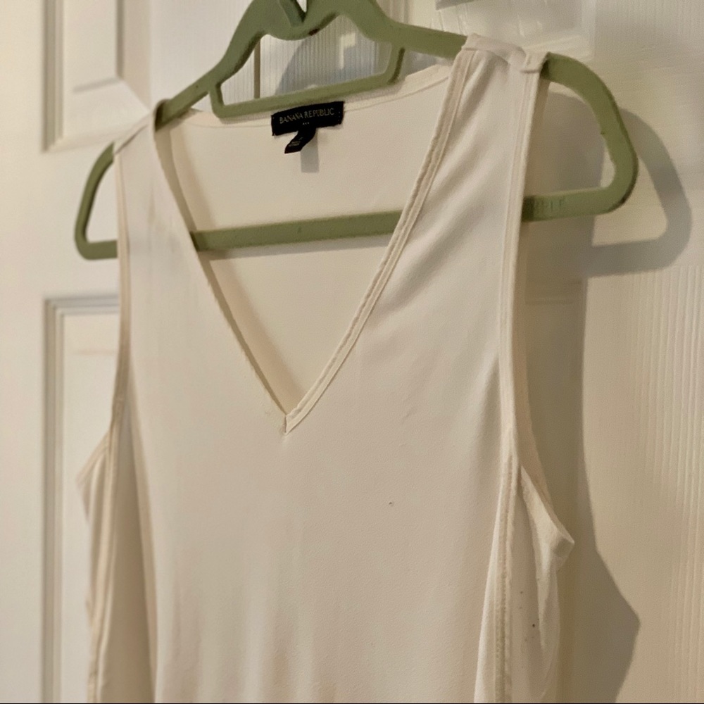Ivory Banana Republic Tank
